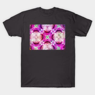 Tea cups and Teaspoons Kaleidoscope Abstract Impressionist Painting T-Shirt